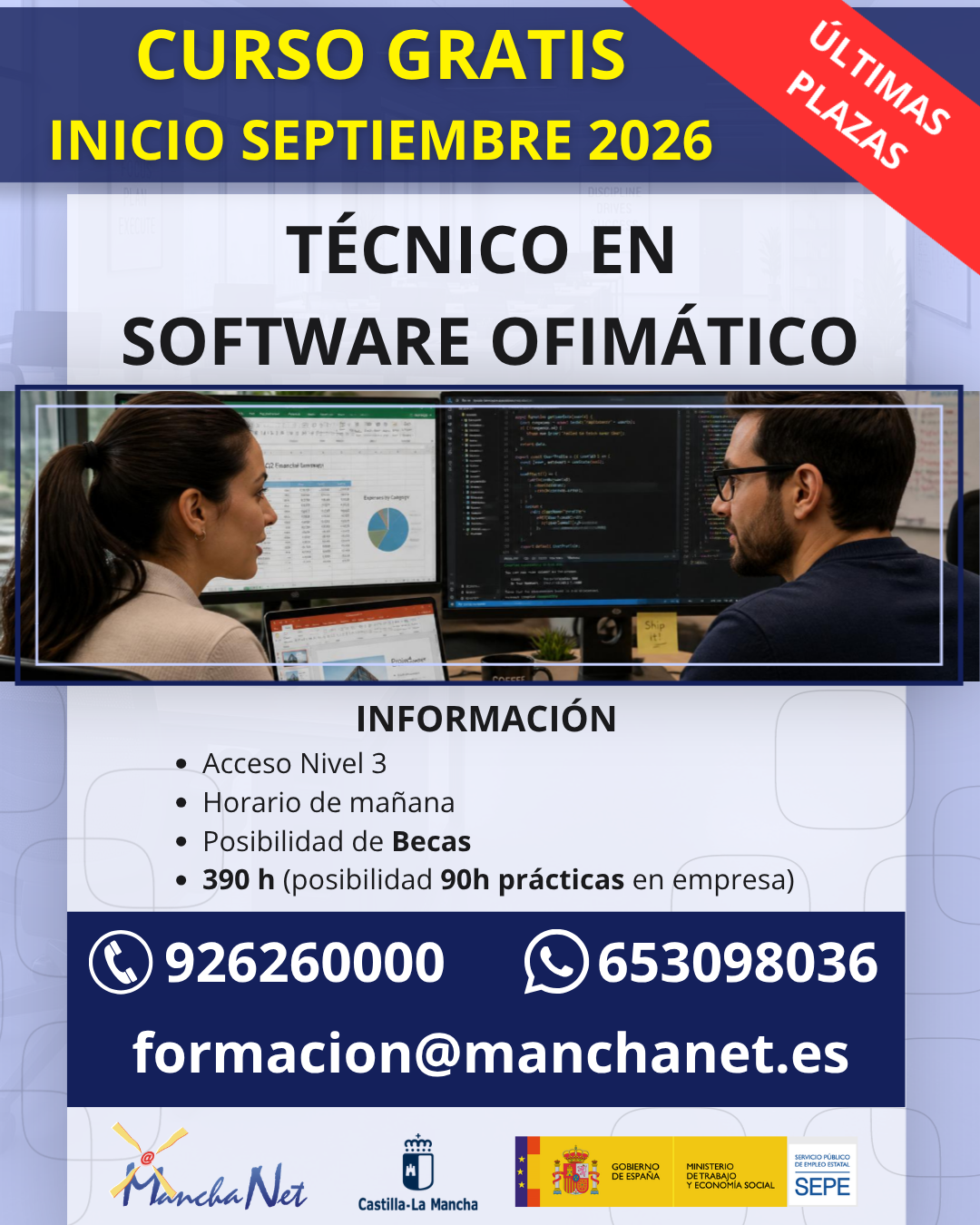 CURSO TECNICO EN SOFTWARE OFIMATICO-INICIO SEPTIEMBRE 2026